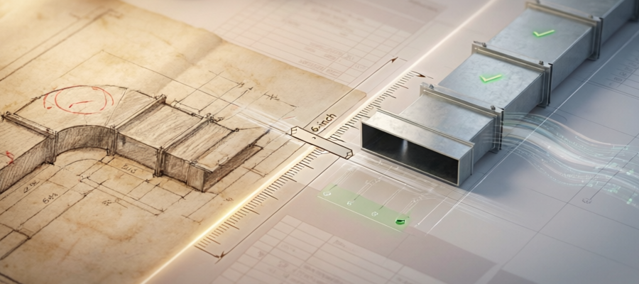 A 6-inch duct shift cost $14,000 because the traditional cost estimate never caught the impact. Here’s how BIM versus traditional cost estimating leaves firms exposed—and how AI estimation fixes that.