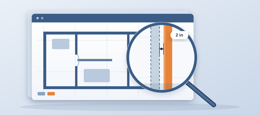 A wall shifts two inches and a lintel, a track and an outlet all have to follow. See how element diffs and pinned issues keep small moves from becoming rework.