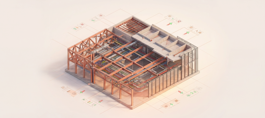 A single HVAC swap added $18k to a $4.2M project. Here's how BidLight's LOD 400 Revit model for cost estimating catches the ripple effect before it costs you.