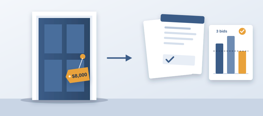 A 6-inch door move seems trivial, but it triggers a chain of cost changes. Learn how bid management software catches these hidden costs in real time, and why Revit material takeoff, not schedules, is the key.