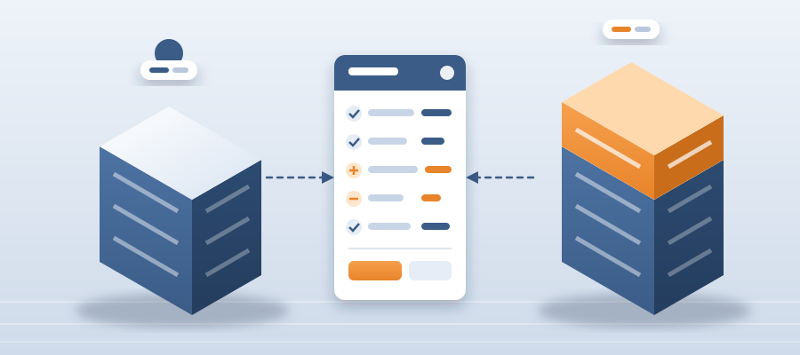 Every revision lands as a versioned snapshot that compares element by element with the last one. No re-reconciling, no three-day scramble, no hunting through email for the current model.